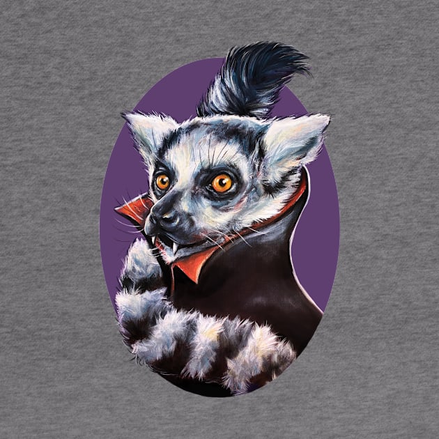 Eduardo the Vampiric Lemur by Ebb & Flo Studio